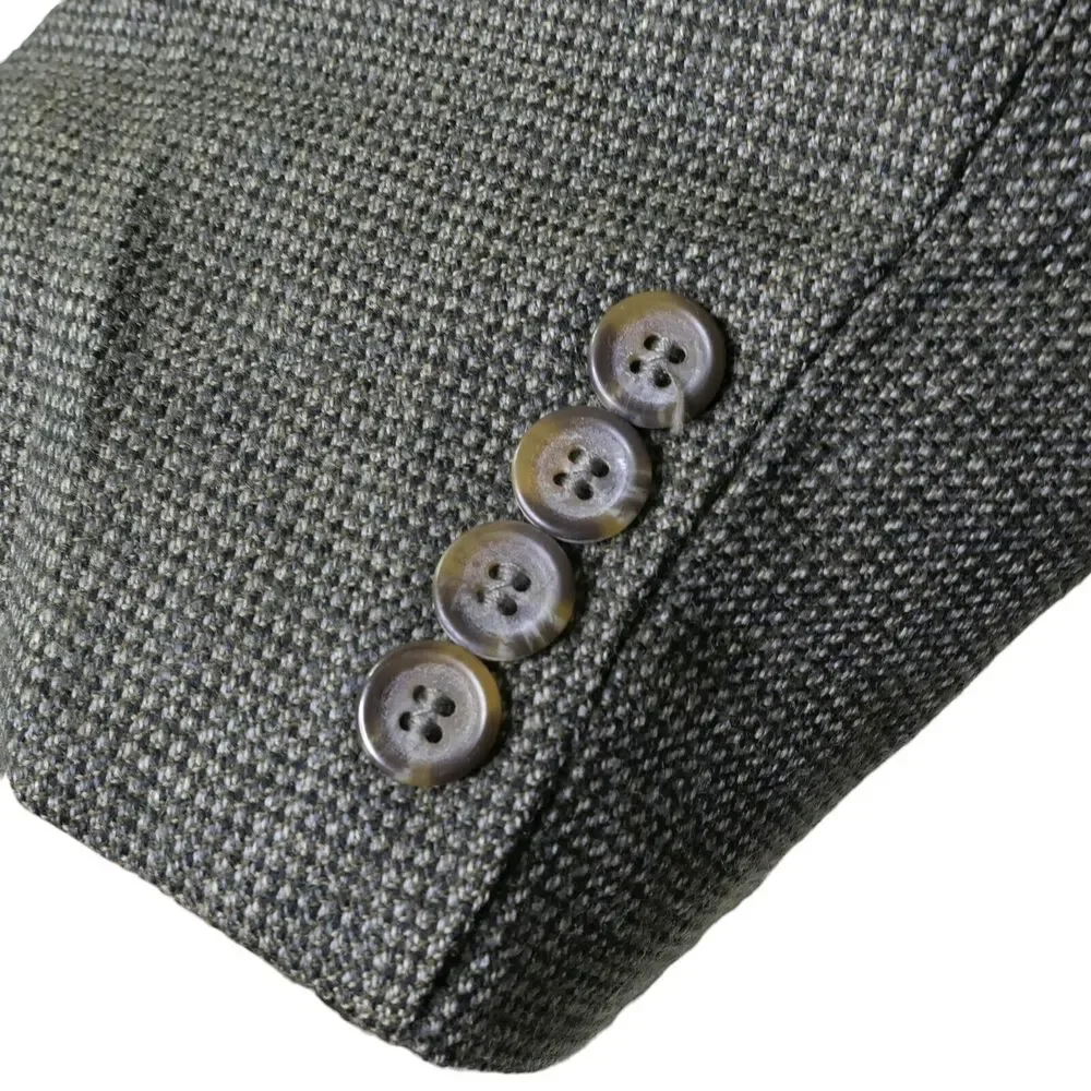 Lauren Ralph Lauren Men's Blazer Sz 48R Green-ish New Wool Tiny Dots Preppy EUC